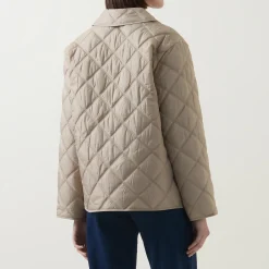 Sale Quilted Snap-Button Jacket Women Coats & Jackets