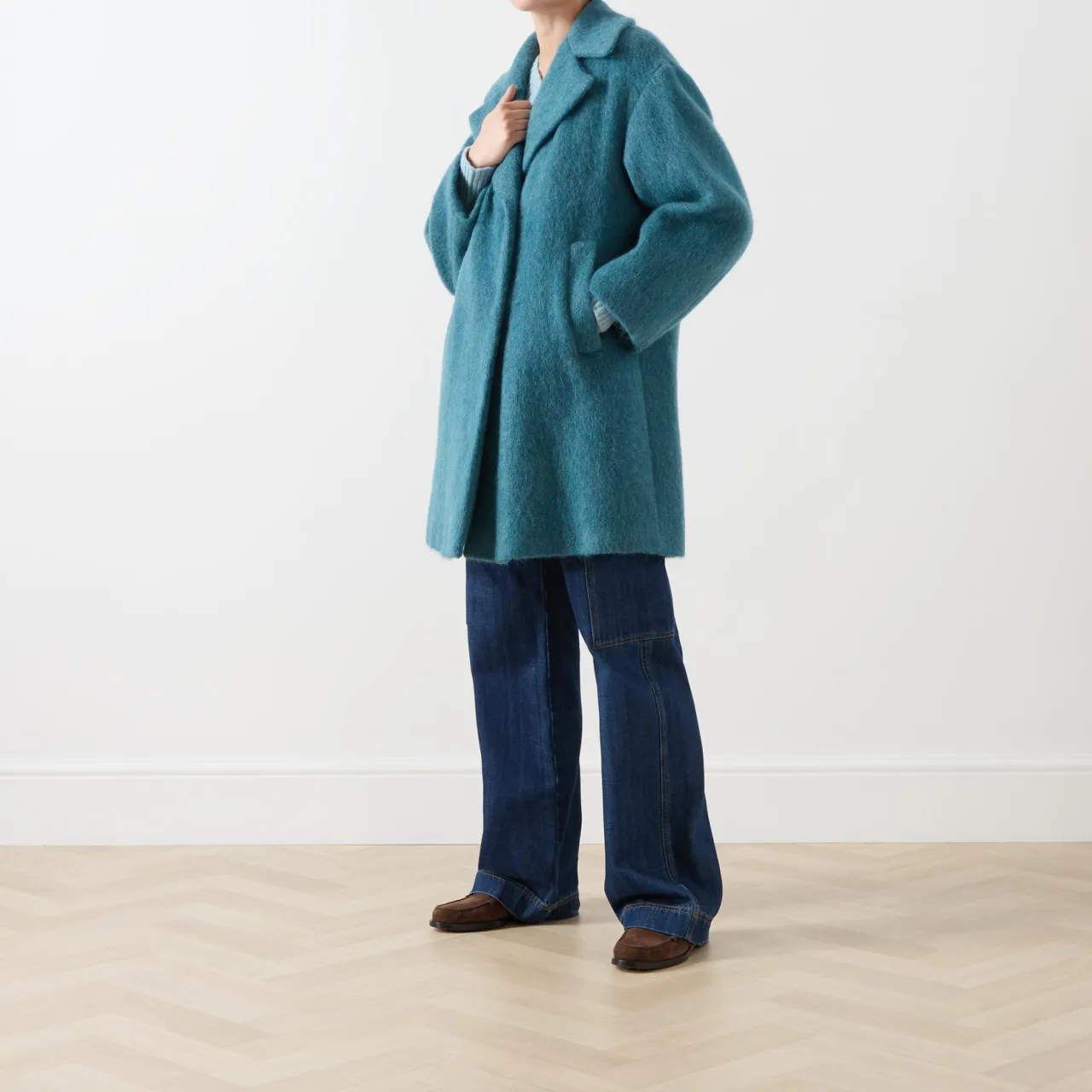 Rada Single-Breasted Brushed Coat Women Coats & Jackets