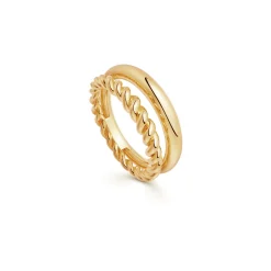 Best Radial 18kt Gold Vermeil Ring Women Rings