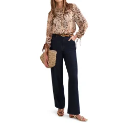 Clearance Rafaella Printed Blouse Women Tops