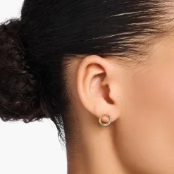 Online Rainbow Embellished Stud Earrings Women Earrings