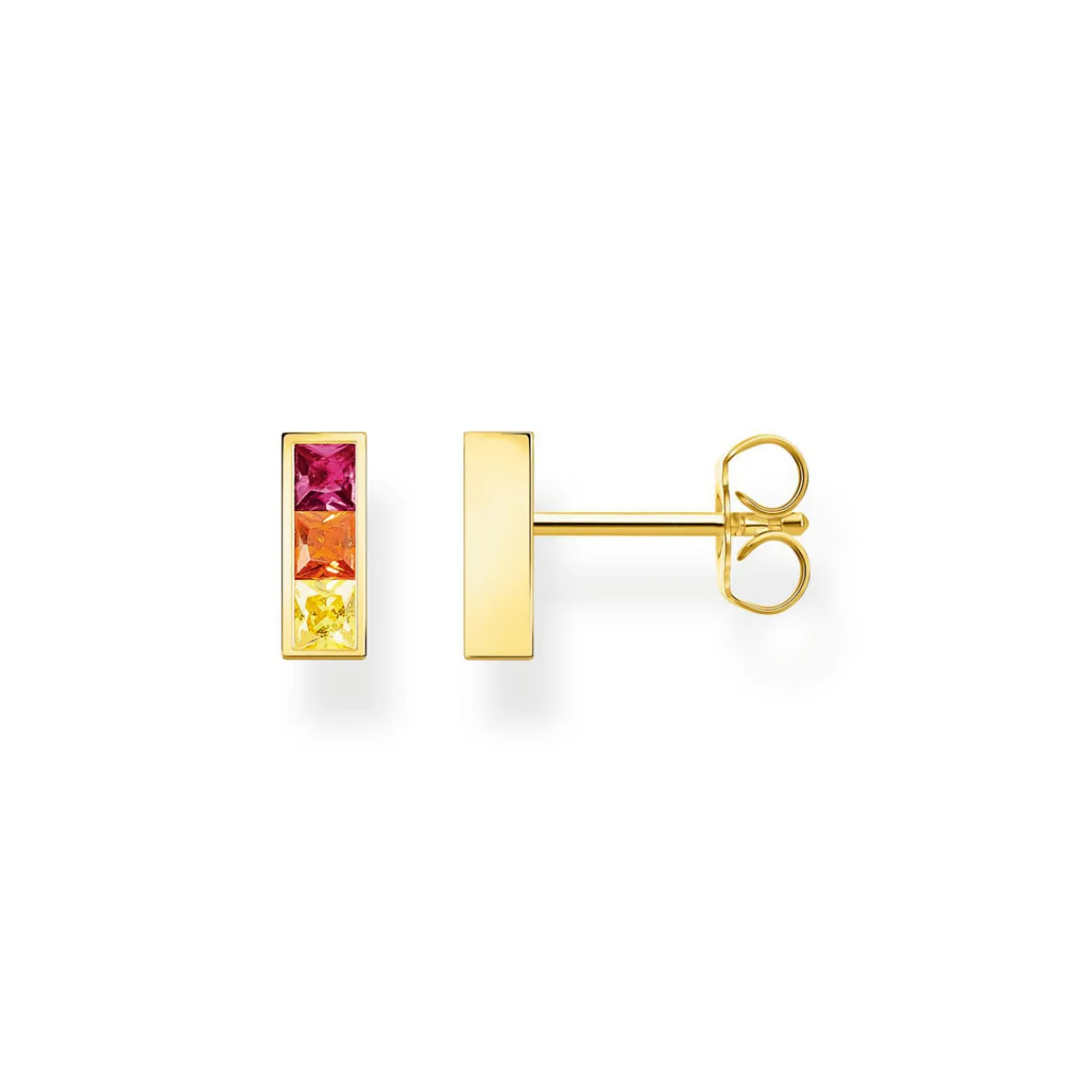 Clearance Rainbow Heritage Stone Alternate Stud Earrings Women Earrings