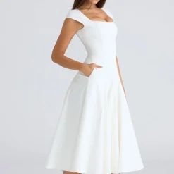 Sale Raisa Twill Dress Women Dresses