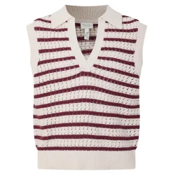 Outlet Raja Striped Knitted Vest Women Sweaters & Cardigans