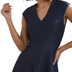 Clearance Rakhi Floral Scuba Flared Dress Women Dresses