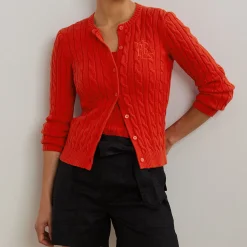 Clearance Ralhan Cable Knit Cardigan Women Sweaters & Cardigans