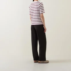 Clearance Ratana Regular Fit Striped T-Shirt Women Tops