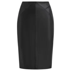Best Raya Leather Pencil Skirt Women Skirts