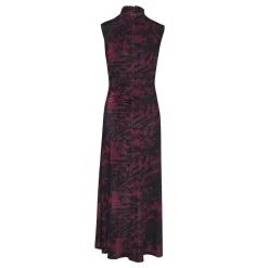 Hot Redeinagz Printed Flared Dress Women Dresses