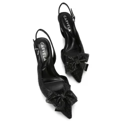Hot Regal Bow Slingback Heels Women Heels
