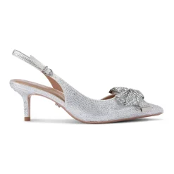 New Regal Bow Slingback Heels Women Heels