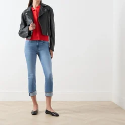 Clearance Relaxed Skinny Jeans Women Denim