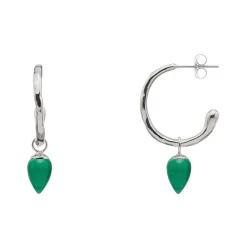Sale Relic Drop Green Onyx Earrings Women Earrings