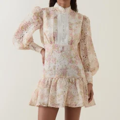 Clearance Remy Broderie Anglaise Mini Dress Women Dresses