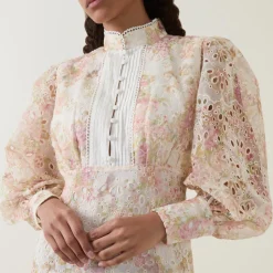 Clearance Remy Broderie Anglaise Mini Dress Women Dresses