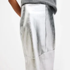 Hot Renai Foil Pencil Skirt Women Skirts
