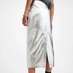 Hot Renai Foil Pencil Skirt Women Skirts
