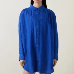 New Resort Linen Shirt Women Swimwear & Beachwear|Tops