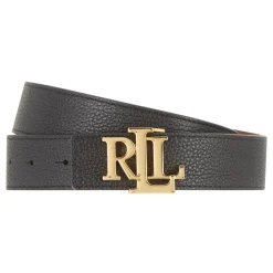 Reversible Monogram Pebbled Leather Belt Women Belts