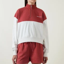 Best Revive Cropped Half-Zip Sweatshirt Women Activewear