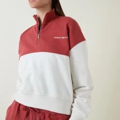 Best Revive Cropped Half-Zip Sweatshirt Women Activewear