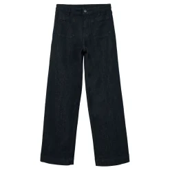 Discount Rhea Patch Pocket High-Rise Wide Leg Jeans Women Denim