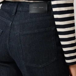 Discount Rhea Patch Pocket High-Rise Wide Leg Jeans Women Denim