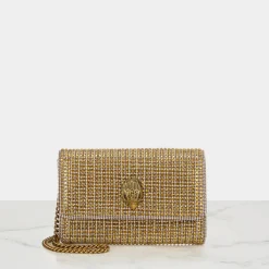 Rhinestone Embellished Chain Crossbody Bag Women Crossbody Bags