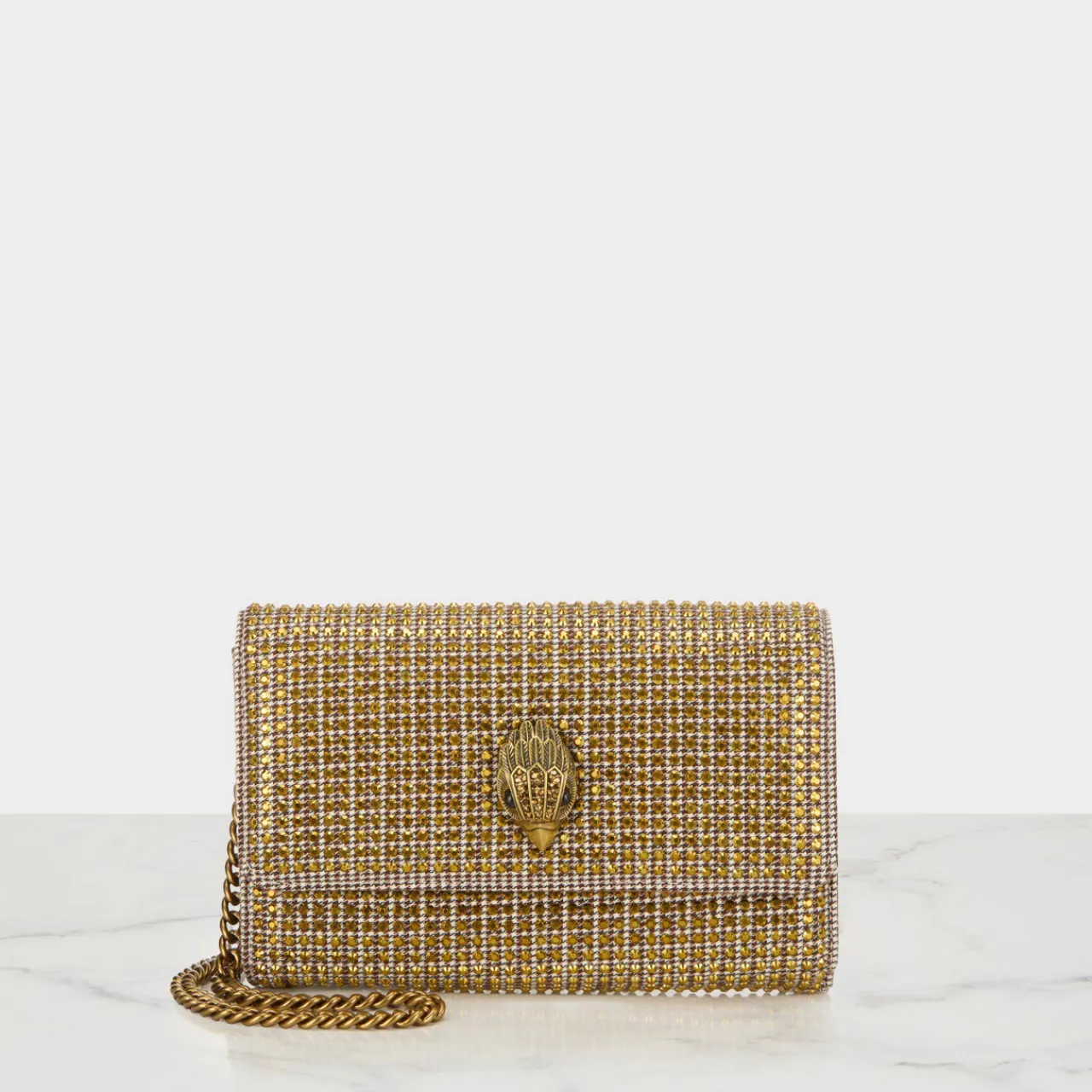 Rhinestone Embellished Chain Crossbody Bag Women Crossbody Bags
