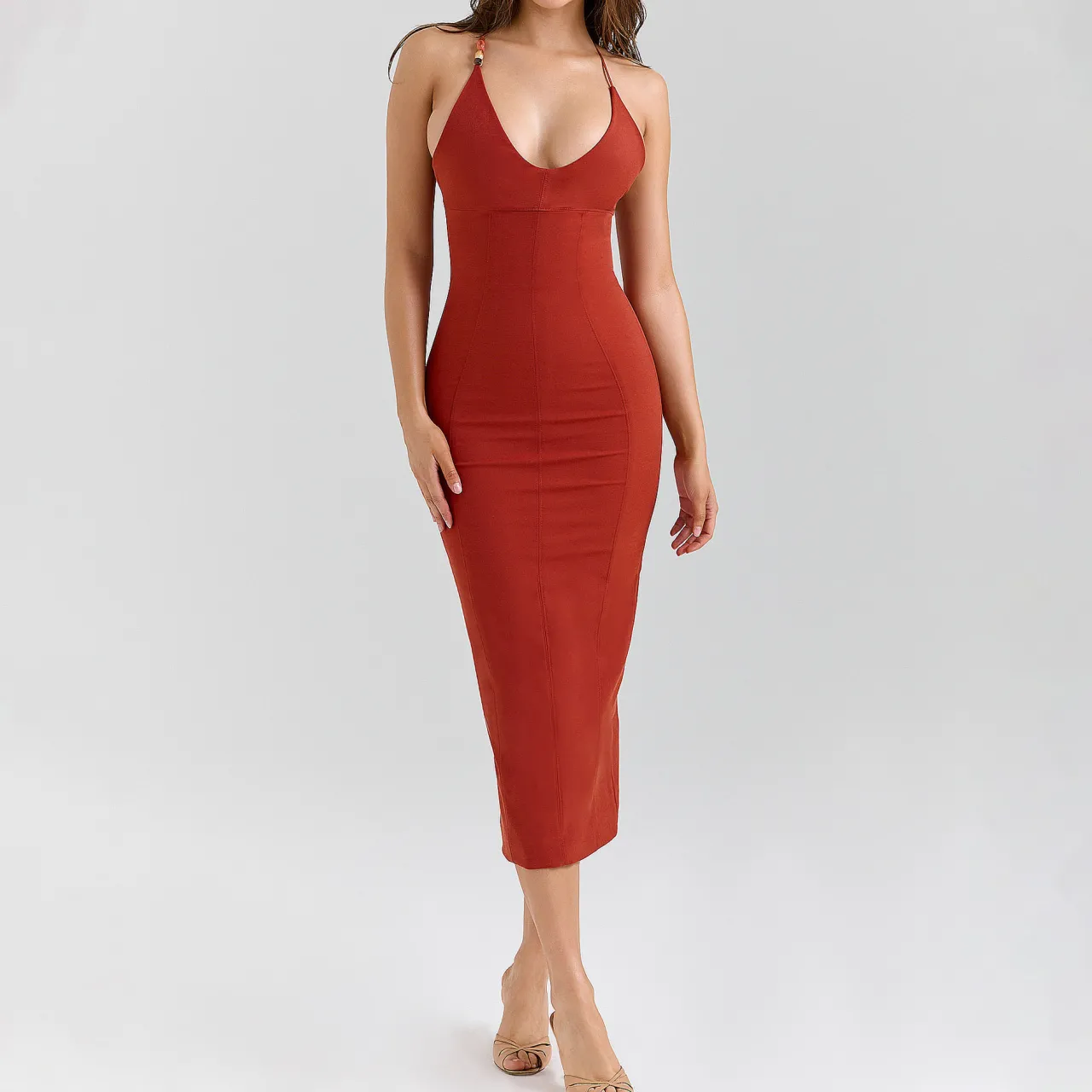 Sale Ria Fitted Dress Women Dresses