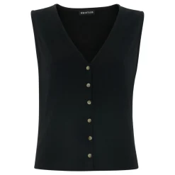 Online Rib Knit Vest Women Sweaters & Cardigans