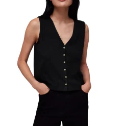 Online Rib Knit Vest Women Sweaters & Cardigans