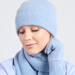 Hot Ribbed Cashmere Gloves Women Gloves
