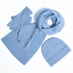 Hot Ribbed Cashmere Gloves Women Gloves