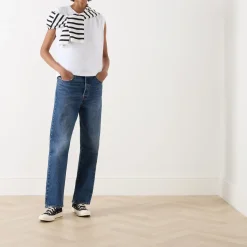 Clearance Ribcage Straight Ankle Jeans Women Denim