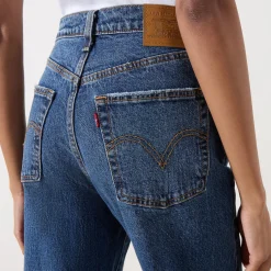 Clearance Ribcage Straight Ankle Jeans Women Denim