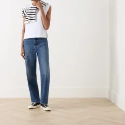Clearance Ribcage Straight Ankle Jeans Women Denim