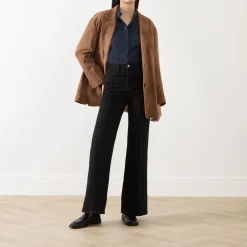 New Ribcage Western Flared Jeans Women Denim