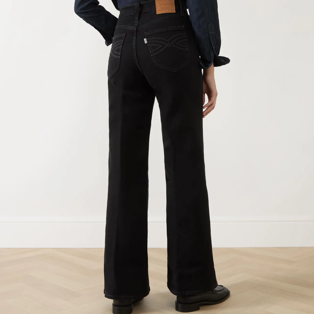 New Ribcage Western Flared Jeans Women Denim