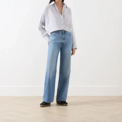 Best Ribcage Wide Leg Jeans Women Denim