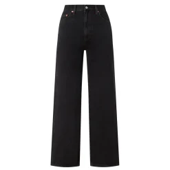 Hot Ribcage Wide Leg Jeans Women Denim