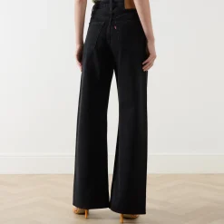 Hot Ribcage Wide Leg Jeans Women Denim