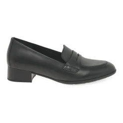 Sale Right Penny-Trim Leather Loafers Women Loafers