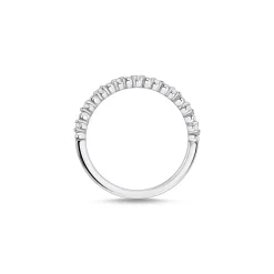 Discount Ring Dots With White Stones Silver Women Rings