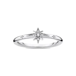 Hot Ring Star Stones Silver Women Rings