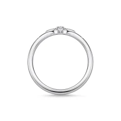 Hot Ring Star Stones Silver Women Rings