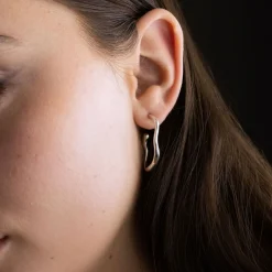 Sale Ripple Hoops Women Earrings