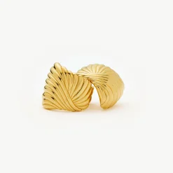 Outlet Ripple Stud Earrings Women Earrings