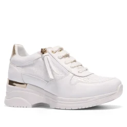 New Robyn Leather Platform Trainers Women Trainers