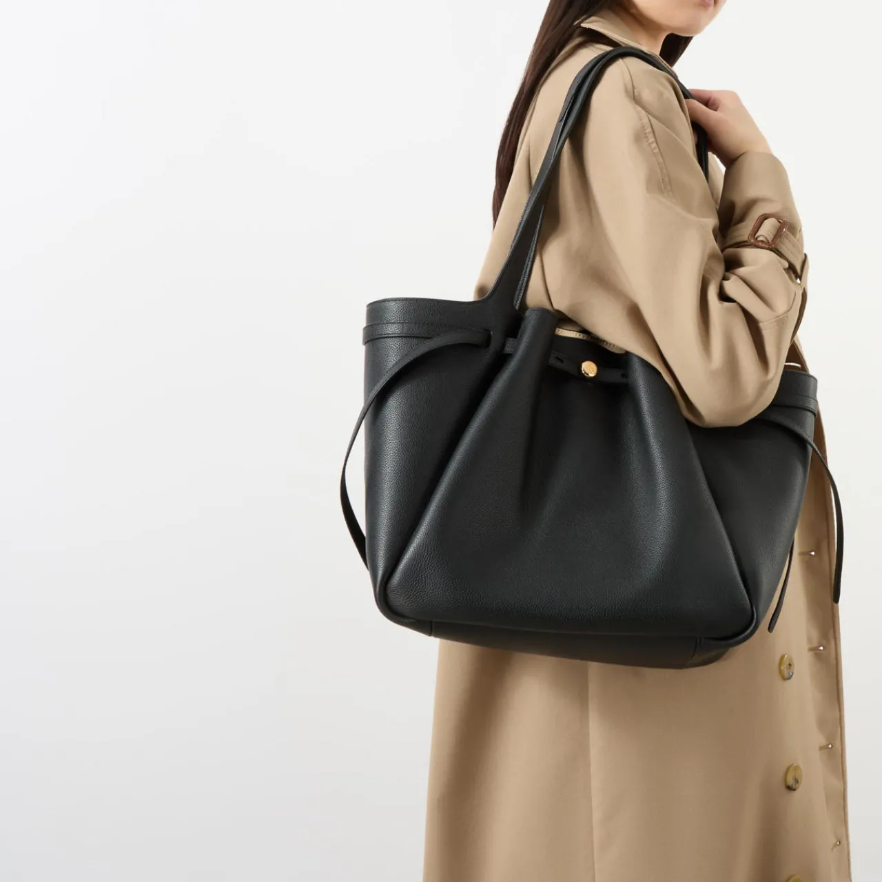Best Romy Pebbled Tote Bag Women Top Handle Bags|Tote Bags